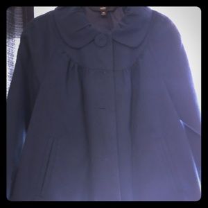 Blue Vintage Style Coat Mossimo Medium